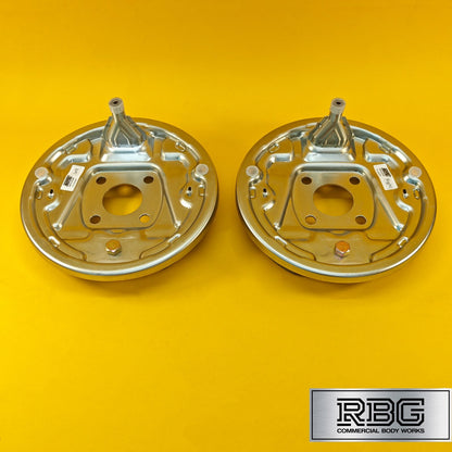 250x40 Back Plates for Brake Drums Bolt On PAIR Knott Ifor Williams Trailers UK