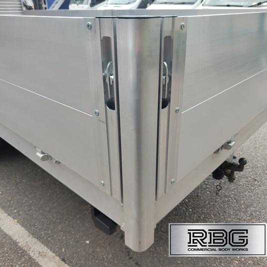 Aluminium Corner Pillar Extrusion 400mm & Socket Dropside Truck Trailer Tailgate