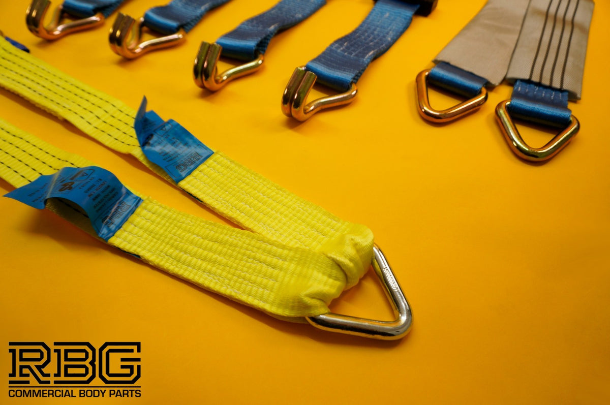 4x Ratchet Strap 5t Over Wheel + Axle Recovery Strap + Winching Assistance Strap