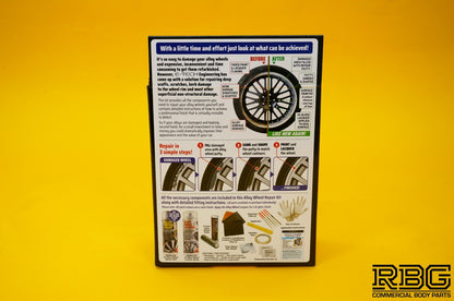 Alloy Wheel Repair Kit SILVER Wheel Spray Paint Refurbishment  + Lacquer E-TECH