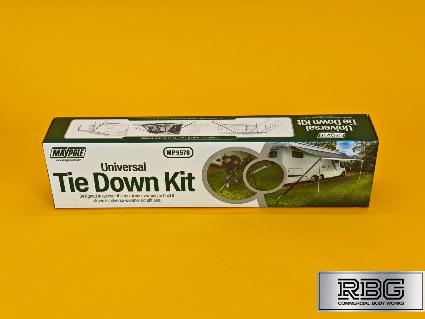 Awning Tie Down Kit Universal Storm Strap for Motorhome Caravan Heavy-Duty UK