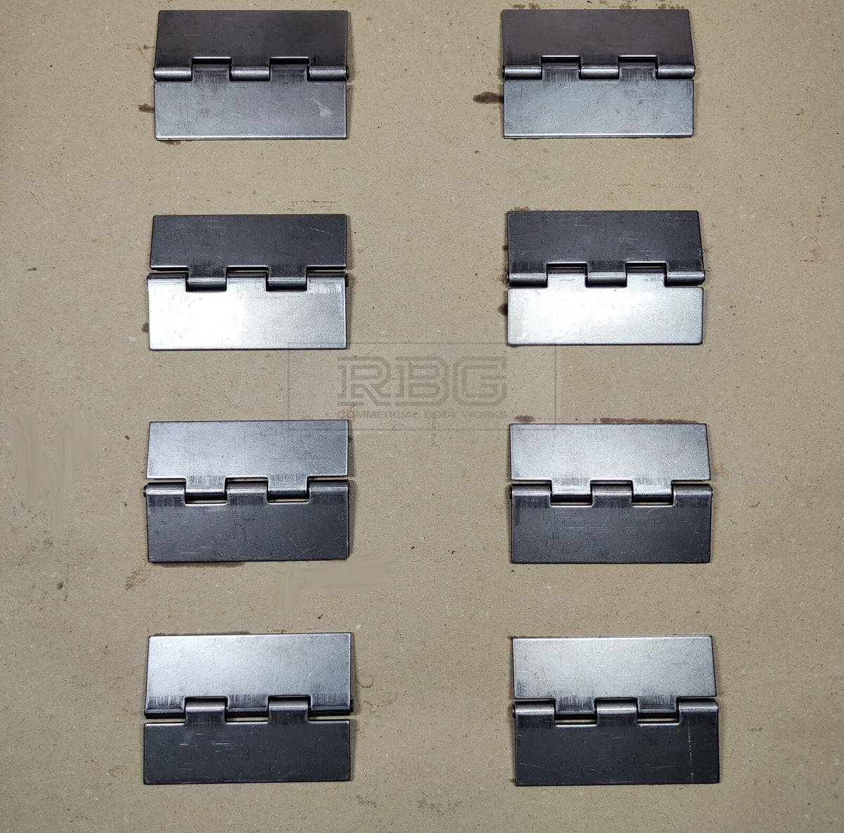Double Flap Steel Hinges HEAVY DUTY Weld-on 4" 100mm Butt Truck Trailer Cage