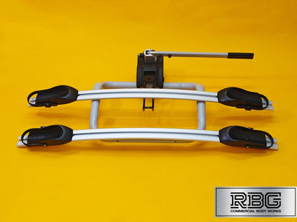Cycle Carrier 2 Bike Towball Mounted 30kg Car Rear Tow Bar Ball Tilting Rack UK