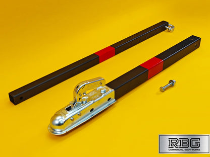 Vehicle Recovery Tow Pole 3.5Ton With Red Reflector 1.8m 3500kg 2pc Car Van UK