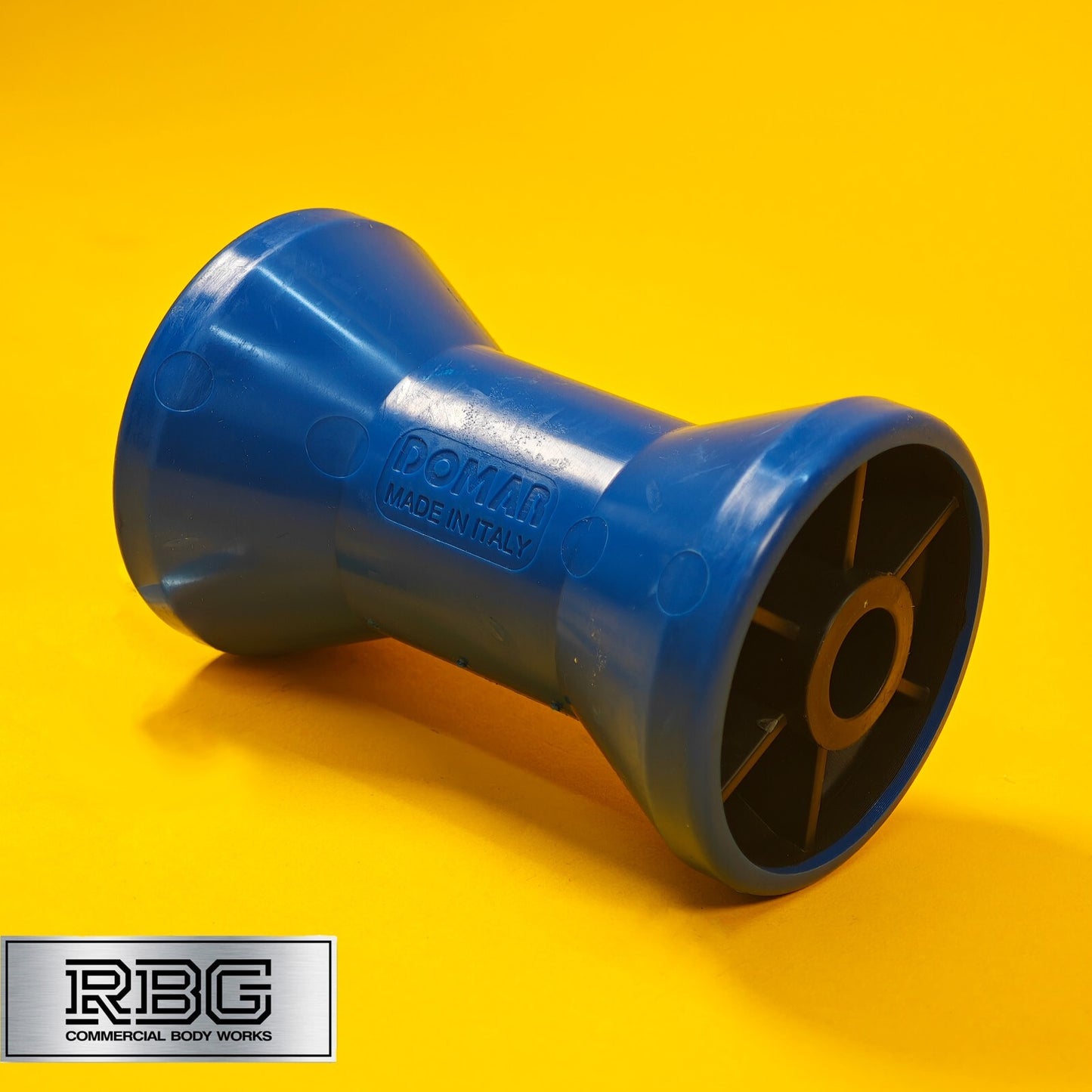 Keel V Roller Boat Trailer 16mm Bore 128mm Width Non Mark Blue Domar Italy