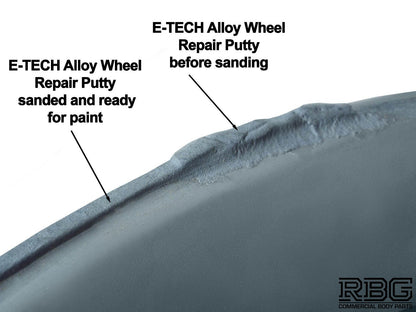 Alloy Wheel Repair Putty Filler 10cm Tube Stick Fast Setting Hardening E-TECH
