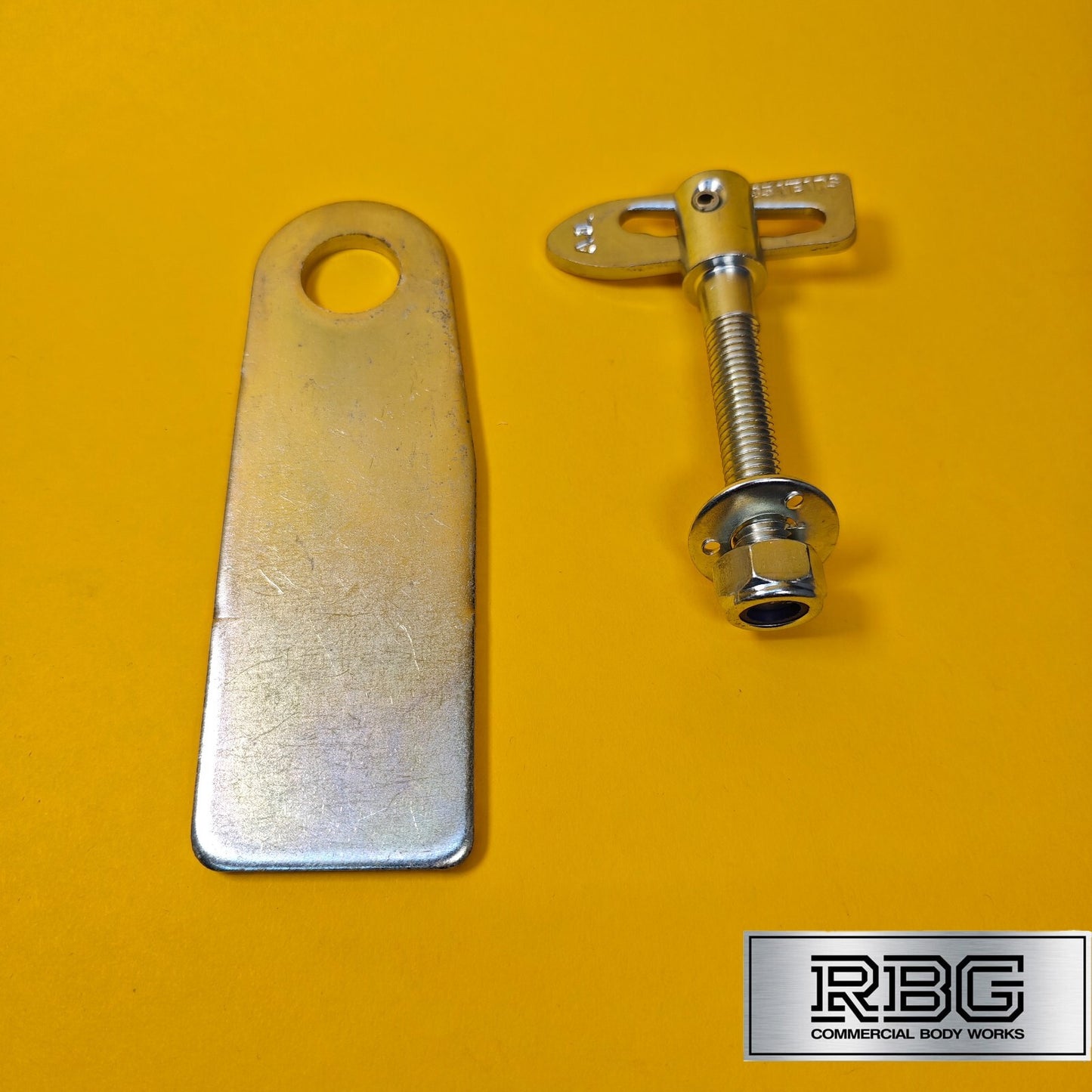 Tail Gate Fixings Pin Set - Antiluce Fastener M12 x 64mm BO & Eye Plate ZP