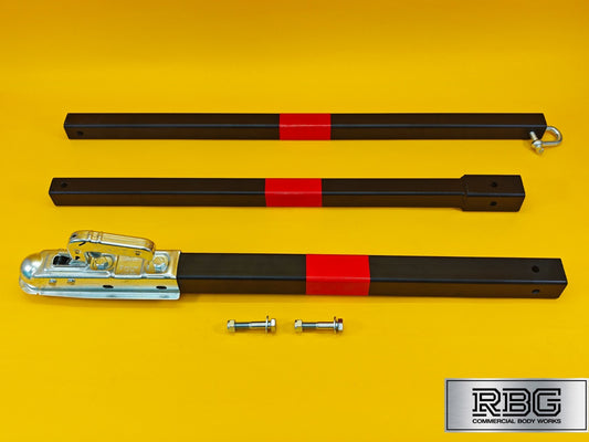 Vehicle Recovery Tow Pole 3.5Ton With Red Reflector 2.6m 3500kg 3pc Car Van UK