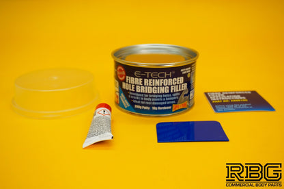 Fibre Reinforced Hole Bridging Filler Car Bodywork Crack & Rust Damage Repair