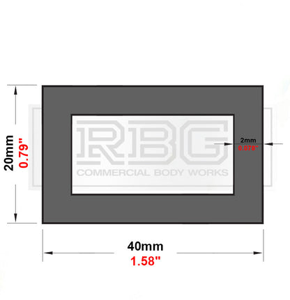 ALUMINIUM RECTANGULAR & SQUARE BOX SECTION Various Sizes Metric Free UK Delivery