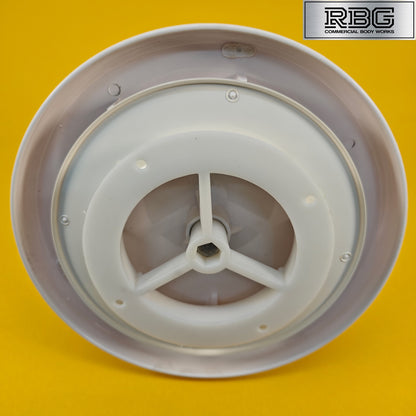 Centaflow™ Wind Driven Vent White Horsebox Classic Profile Rotary Van Roof Air