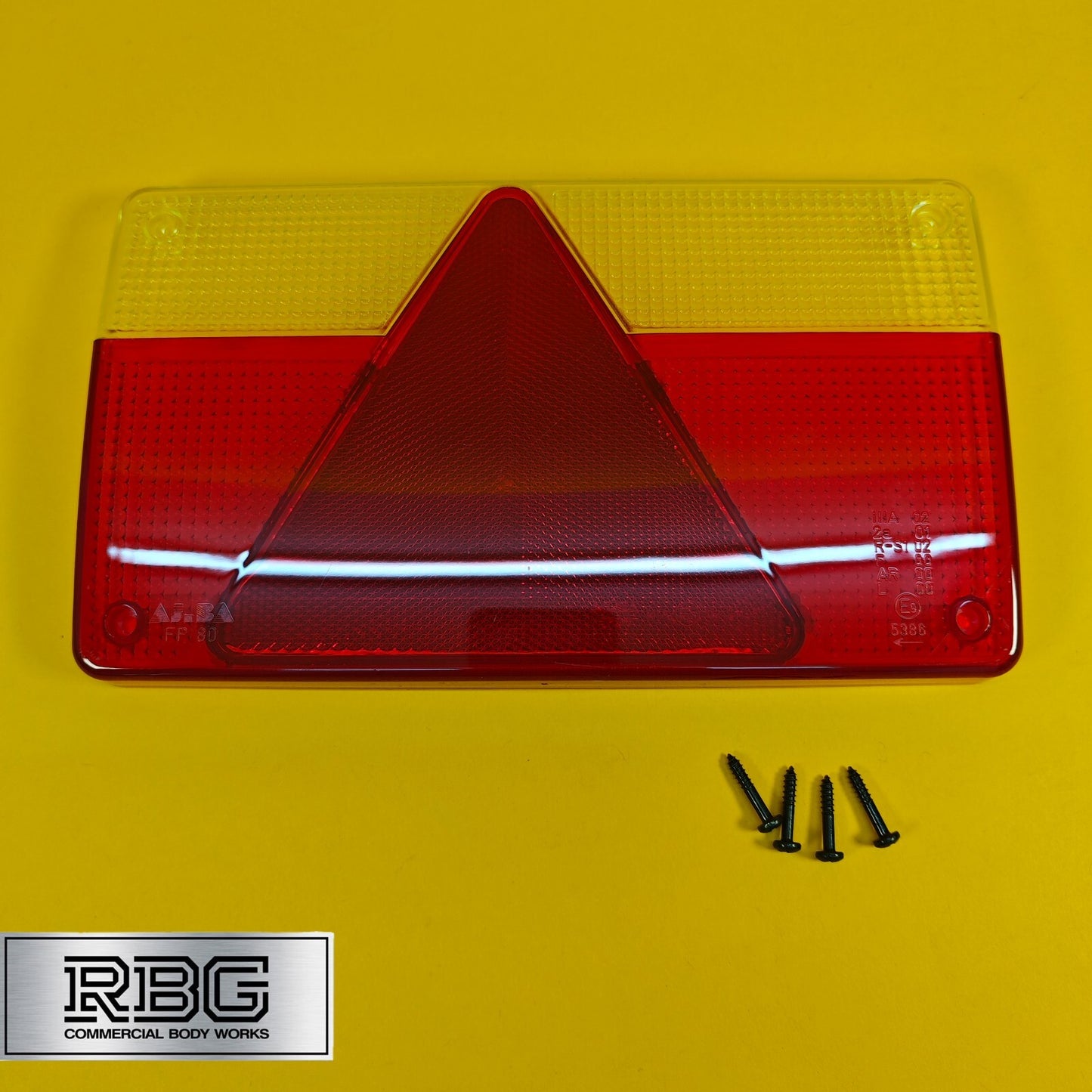 Replacement Lens Rear Light LEFT for AJBA FP80 To Fit Erde Daxara Trailer Italy