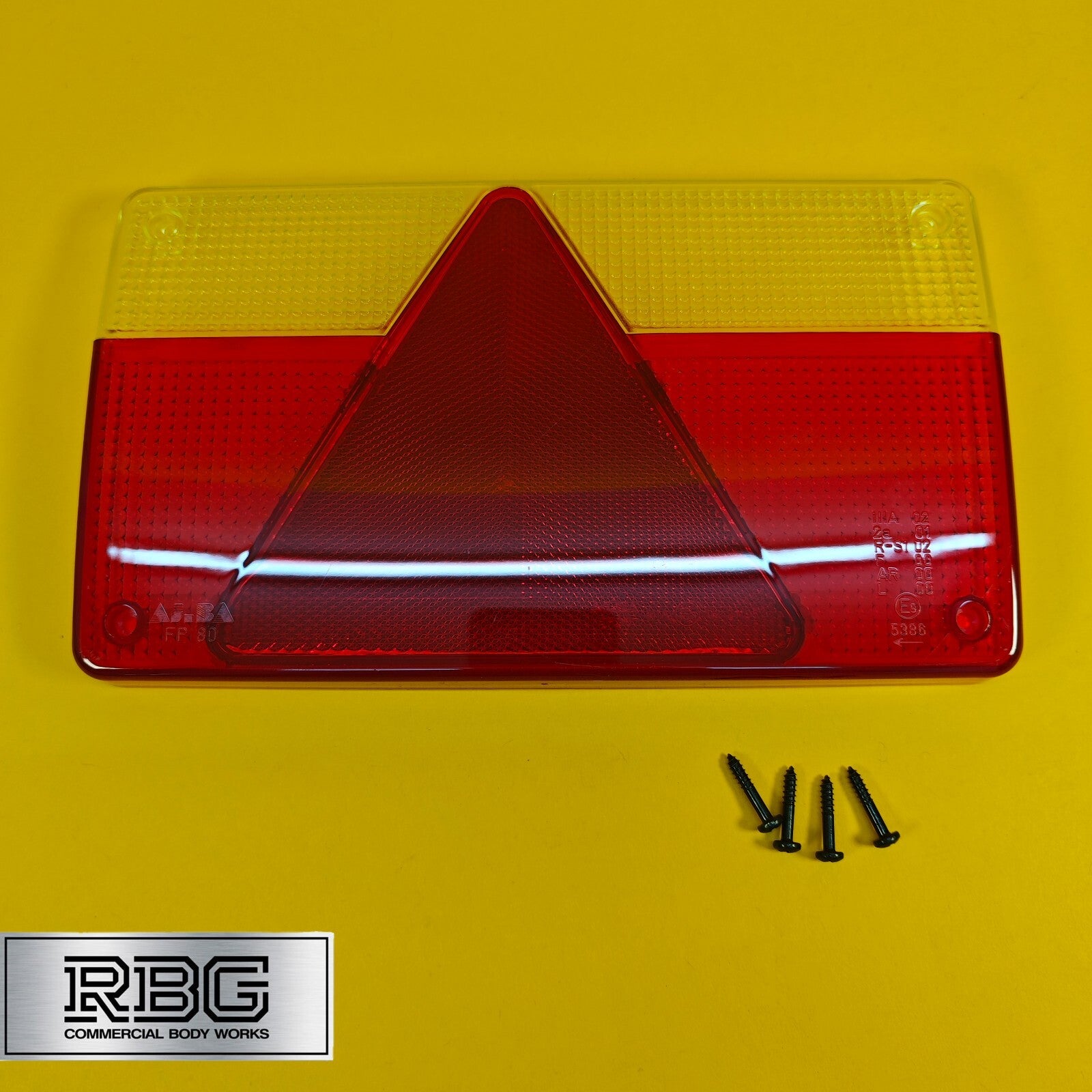 Replacement Lens Rear Light LEFT for AJBA FP80 To Fit Erde Daxara Trailer Italy