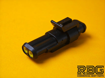 SuperSeal Plug Pack 2 Pin Pair Female/Male AMP Wiring Waterproof Electrical IP67