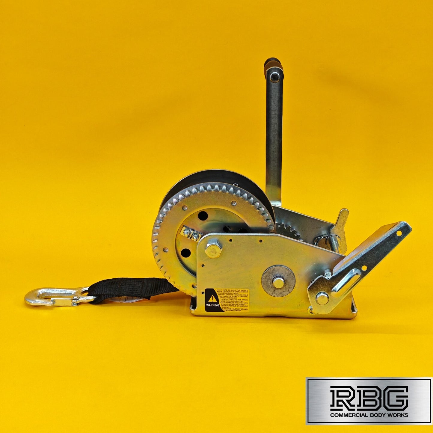 3200Lb Hand Winch + Strap & Hook 1454Kg Professional Dual Speed Heavy Duty 7M UK