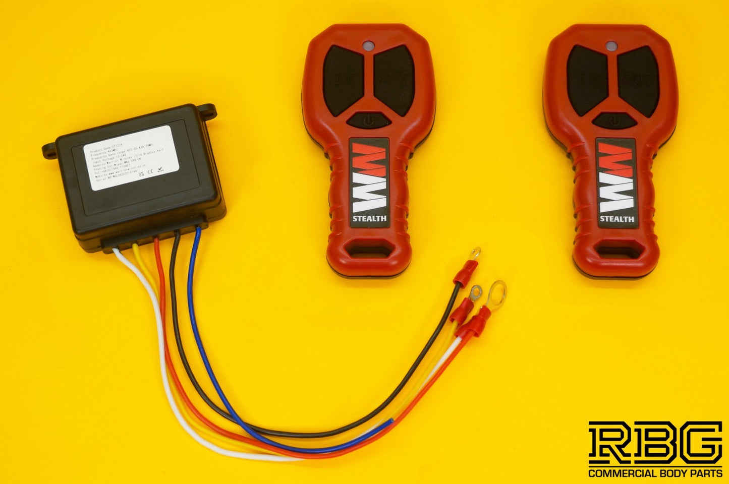 Winch Remote Control System Wireless Stealth Warrior 50m Range LED Indicator