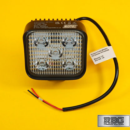 Flood LED Work Lamp Spot Lights 12/24V 15W Waterproof Offroad Car Truck SUV ATV