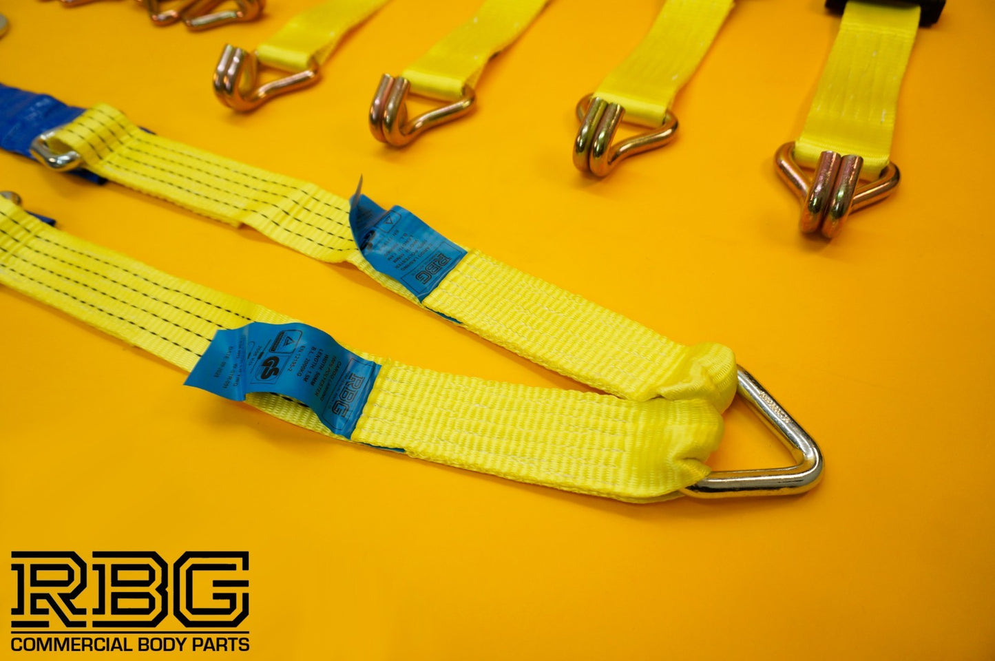 Tie Down Ratchet Strap Over Wheel 5T Recovery Full SET 4m x 50mm + Winch Strap