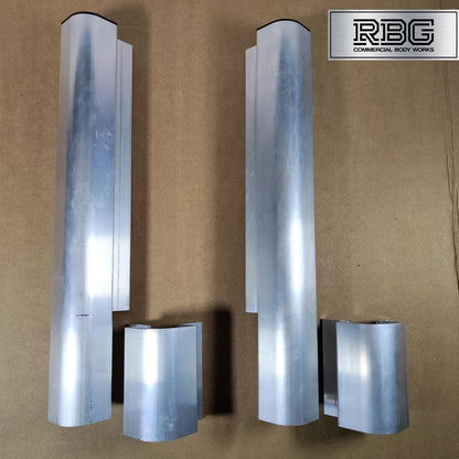 Aluminium Corner Pillar Extrusion 600mm & Socket Dropside Truck Trailer Tailgate