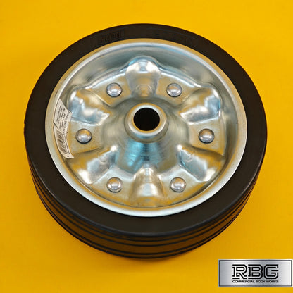 Spare Wheel for Jockey Wheels Replacement for Trailer Rubber Tyre 200mm UK