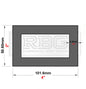 ALUMINIUM RECTANGULAR BOX SECTIONS Inch & Metric Various Sizes Free UK Delivery