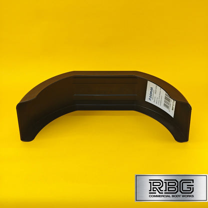 10 Inch Plastic Mudguard Single 610mm x 180mm for Trailer 10″ Wheel Domar Deluxe