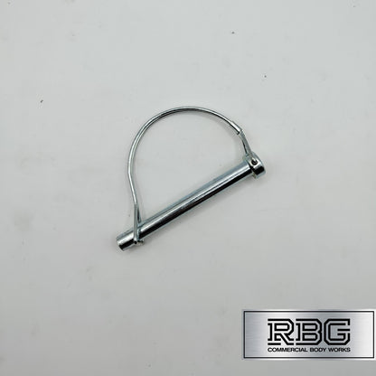 2x D Lock Pins 11X100MM Wire Shaft Clip Lynch Linch Trailer Tractor Taw Locking