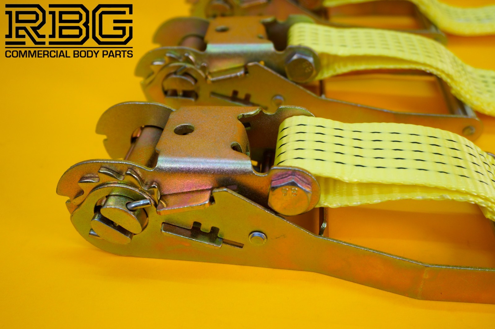 4x Tie Down Ratchet Strap 4m x 50mm 5Ton + Axle Recovery Strap 1m x 50mm Lashing