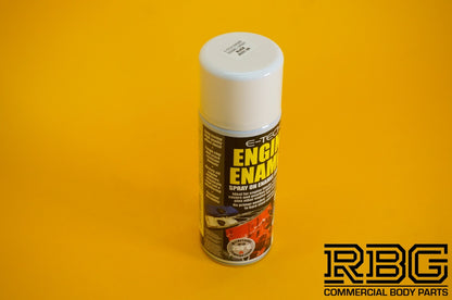 Engine Enamel BLACK Spray Coating 400ml E-TECH Heat Resistant Paint Car Vehicle