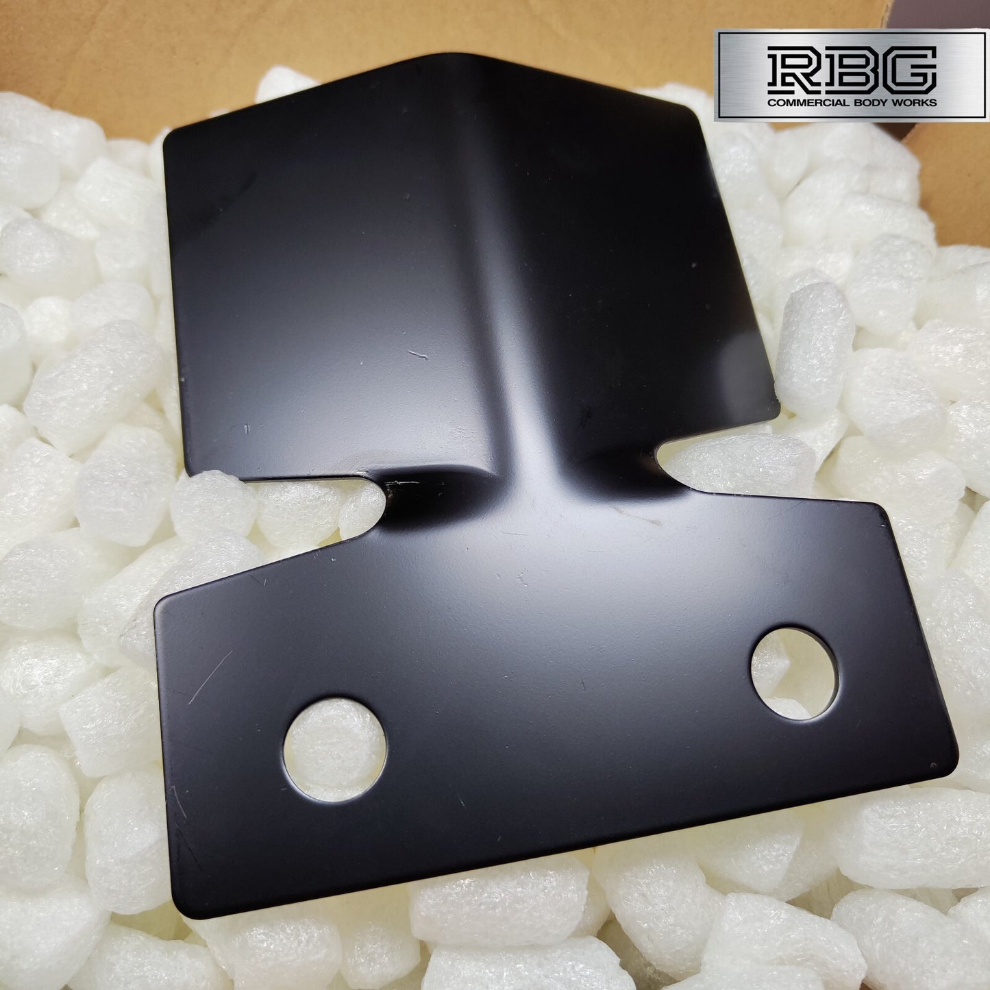 Bumper Protector Towbar Plate Tow Ball BLACK Bolt on Bracket Towing Trailer