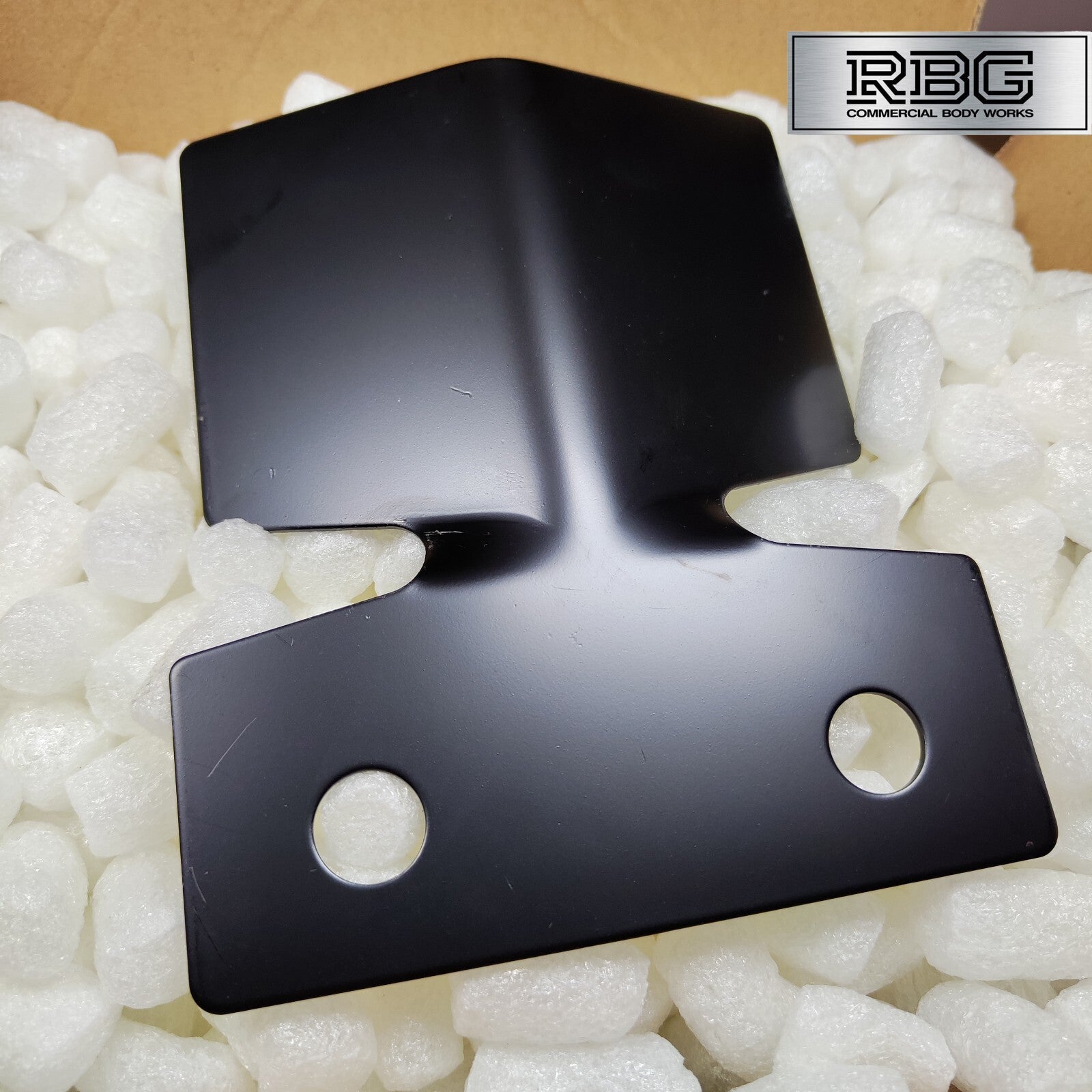 Bumper Protector Towbar Plate Tow Ball BLACK Bolt on Bracket Towing Trailer