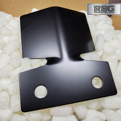 Bumper Protector Towbar Plate Tow Ball BLACK Bolt on Bracket Towing Trailer