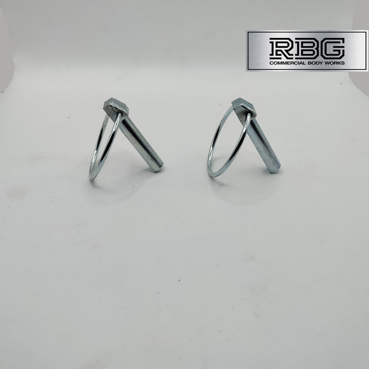 Lynch Pins Ø11 x 44.5mm Zinc Plated Steel Linch Pins Trailer Tractor Truck 2Pcs
