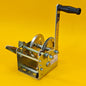 2000Lb Professional Hand Winch 900Kg With Hand Brake Dual Speed Heavy Duty UK