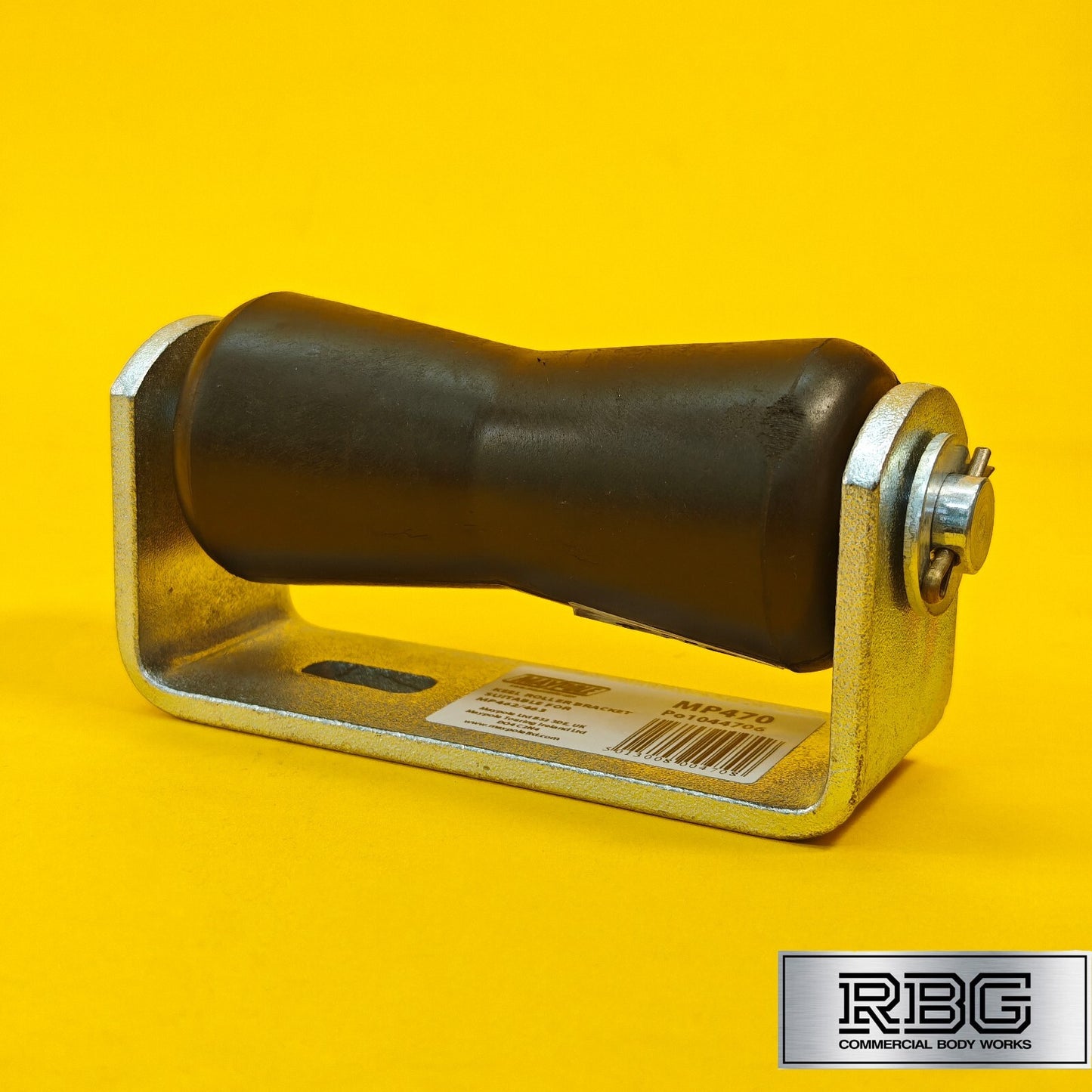 Keel Roller + Bracket 16mm Bore for Boat Trailers Non-Marking Polyurethane UK