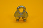 Wire Rope Grip 6mm Steel Cable Grip Bull Dog Clamp U Bolt Zinc Plated Heavy Duty