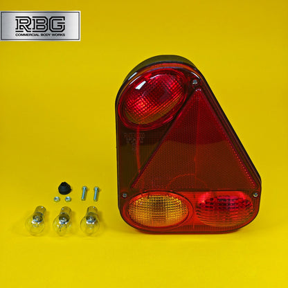 Rear Combination Lamp RIGHT HAND Radex Light for Trailer Caravan 5 Function 12V