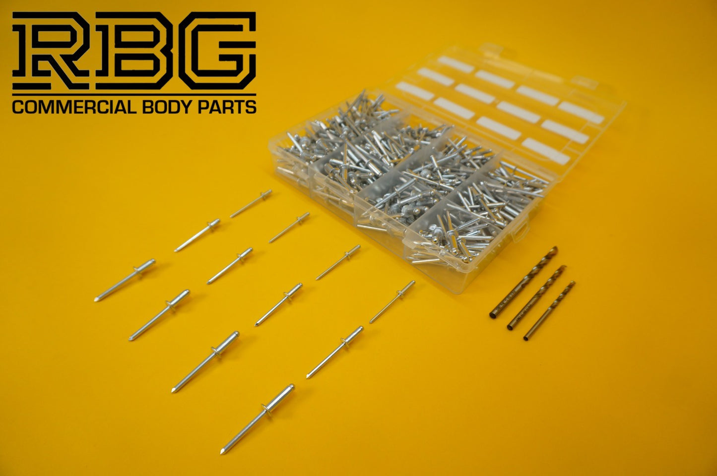 Blind Pop Rivets Assorted Aluminium Head/Shank 12 Sizes + FREE DORMER DRILL BITS