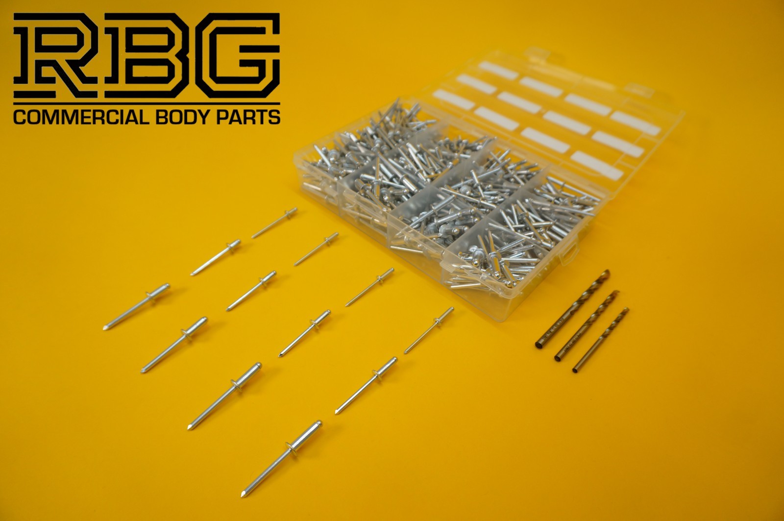 Blind Pop Rivets Assorted Aluminium Head/Shank 12 Sizes + FREE DORMER DRILL BITS