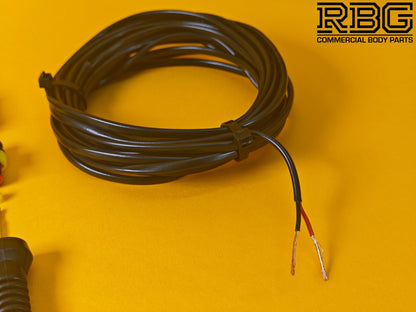 3 Way SuperSeal Splitter + 3Pc 2 Pin Plug Kit With Protective Boot + 5m Cable
