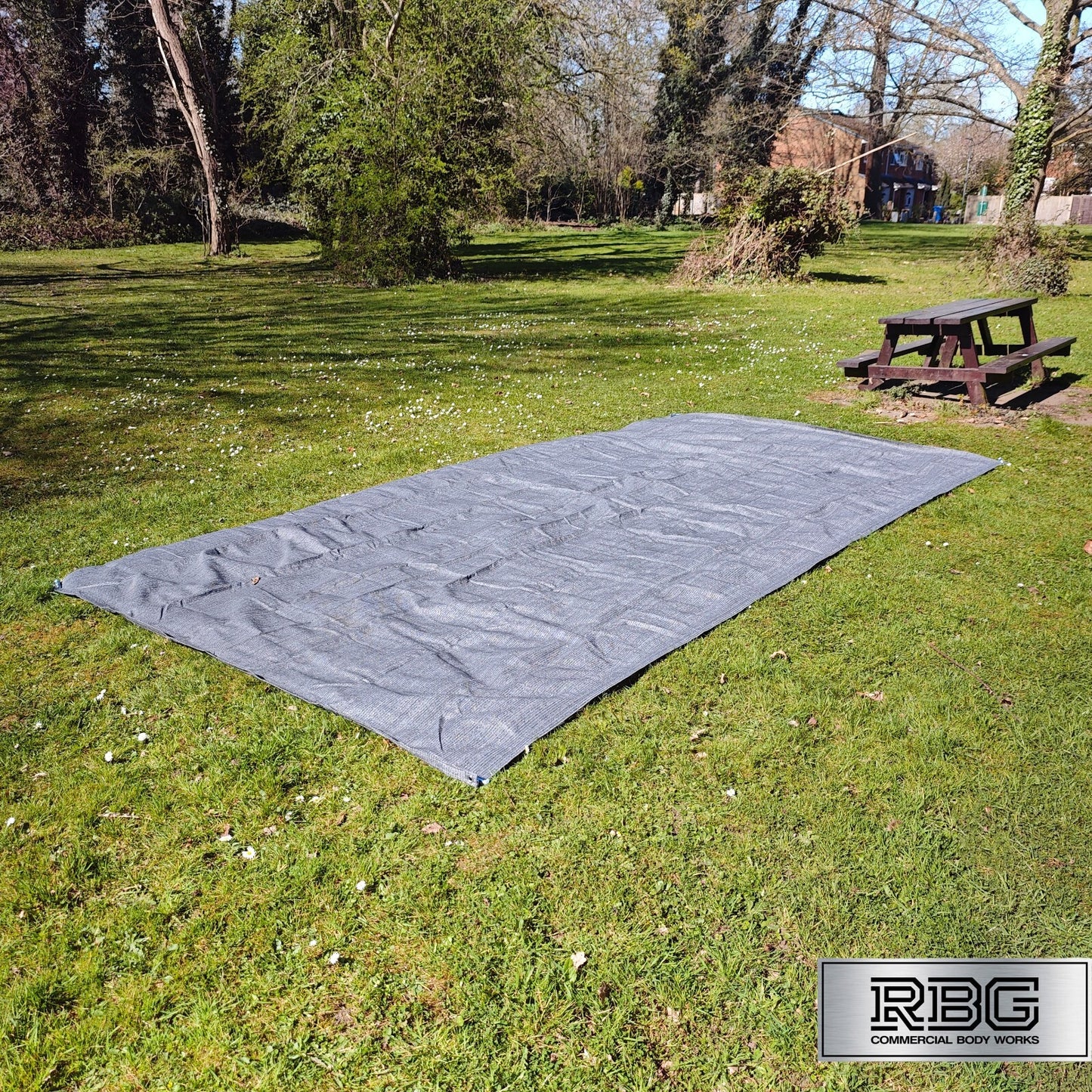 Awning Carpet Breathable Woven For Tent Caravan Campervan Camping 2.5m x 5m UK
