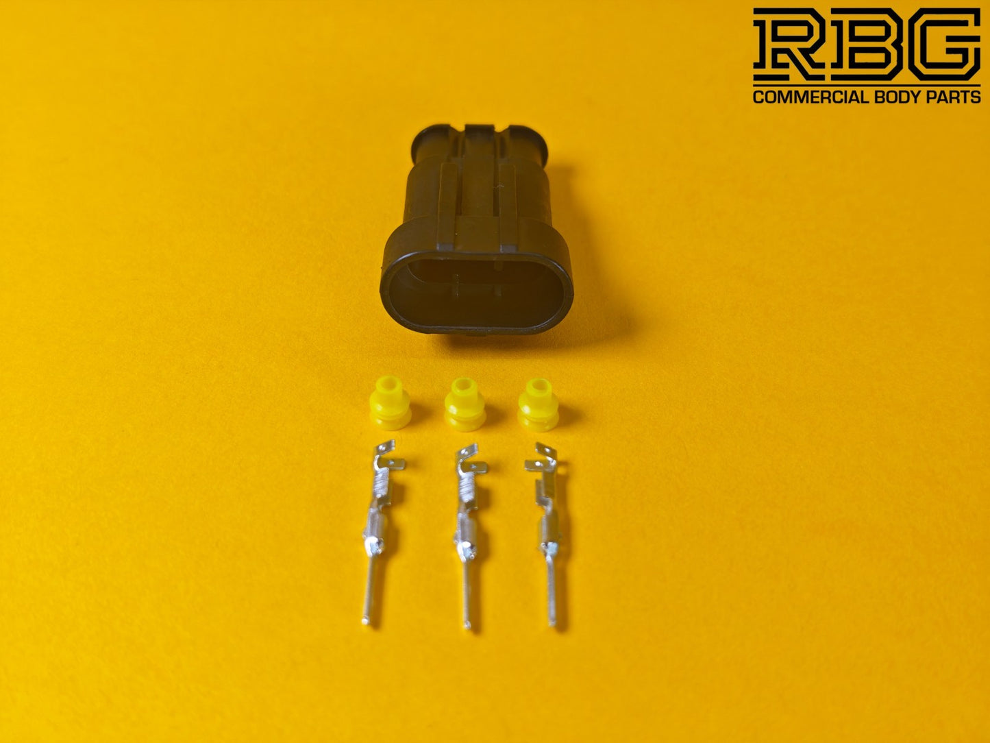 SuperSeal Plug Assembly 3 Way Female AMP Electrical Wiring Waterproof IP67 TE
