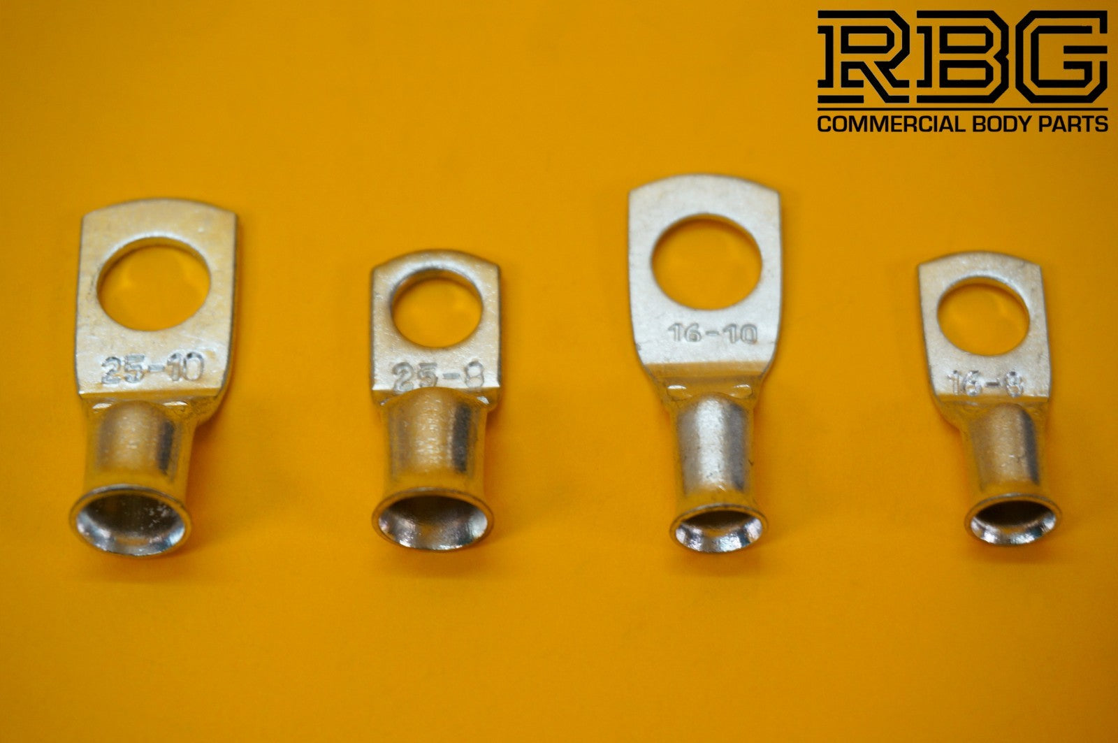 Copper Tube Lugs Battery Cable Terminals Eyelets 16mm² & 25mm² Various Packs