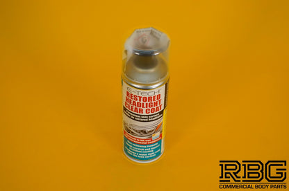Restored Headlight Lacquer Spray Clear Coat E-TECH 200ml Headlamp Protect Sealer