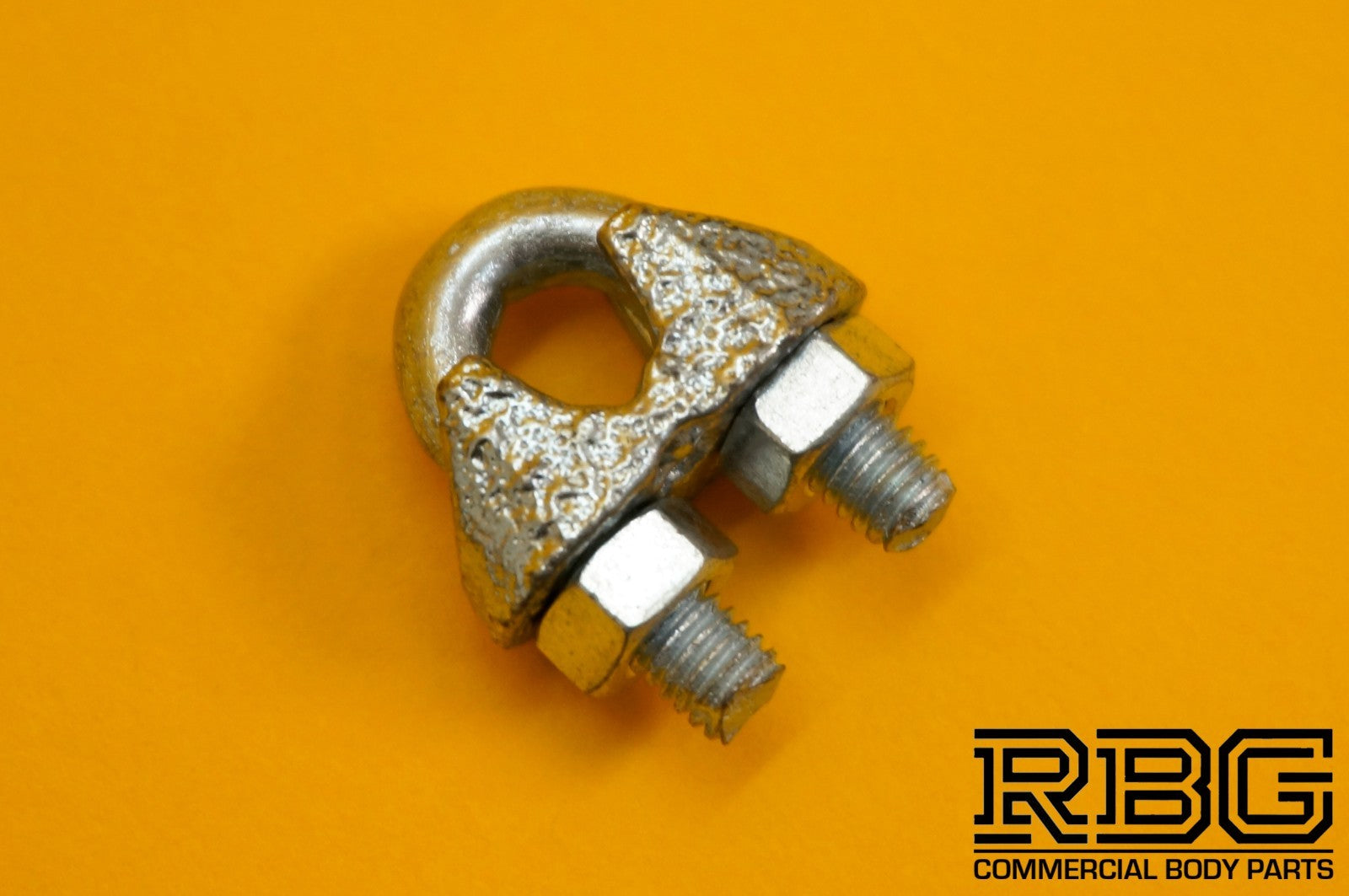 Wire Rope Grip 5mm Steel Cable Grip Bull Dog Clamp U Bolt Zinc Plated Heavy Duty