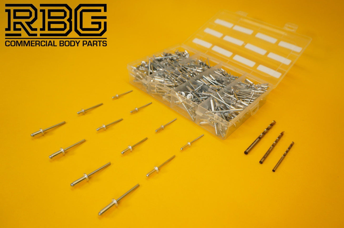 Blind Pop Rivets Assorted Aluminium Head Steel Shank 12Sizes + DORMER DRILL BITS