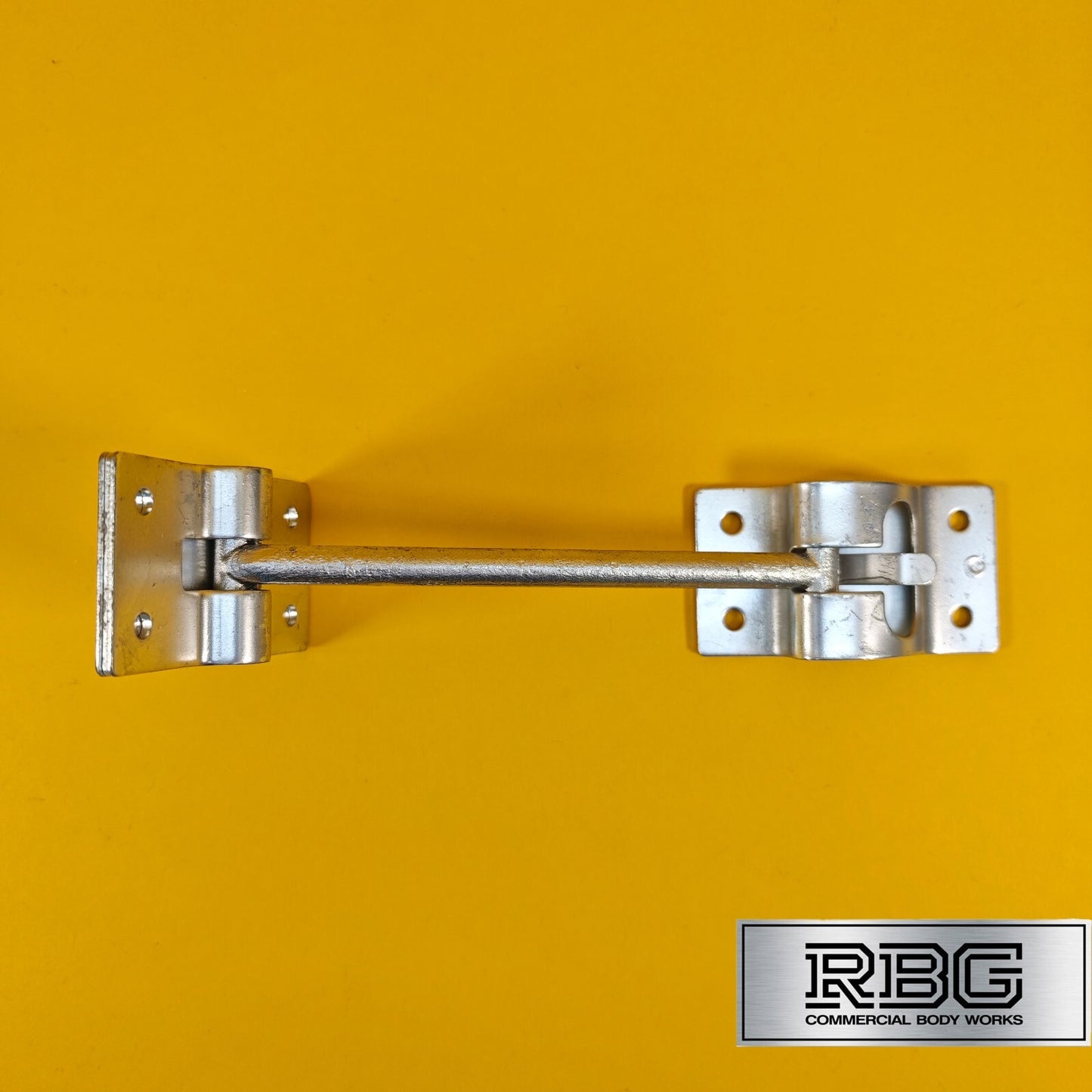 Door Retainer 155mm Hook & Catch Plate Horsebox Trailer Truck Caravan Barn 1Pc