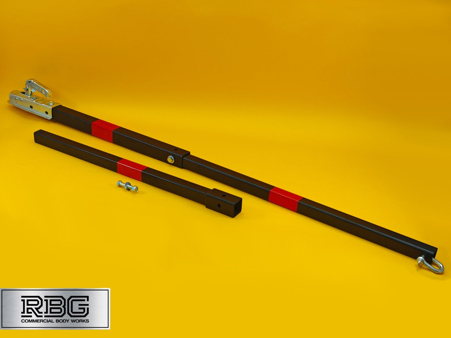 Vehicle Recovery Tow Pole 3.5Ton With Red Reflector 2.6m 3500kg 3pc Car Van UK