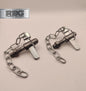 2x Flat Sword Cotter Pin & Chain + BOLT-ON Lugs / Pegs Trailer Truck Tail Gates