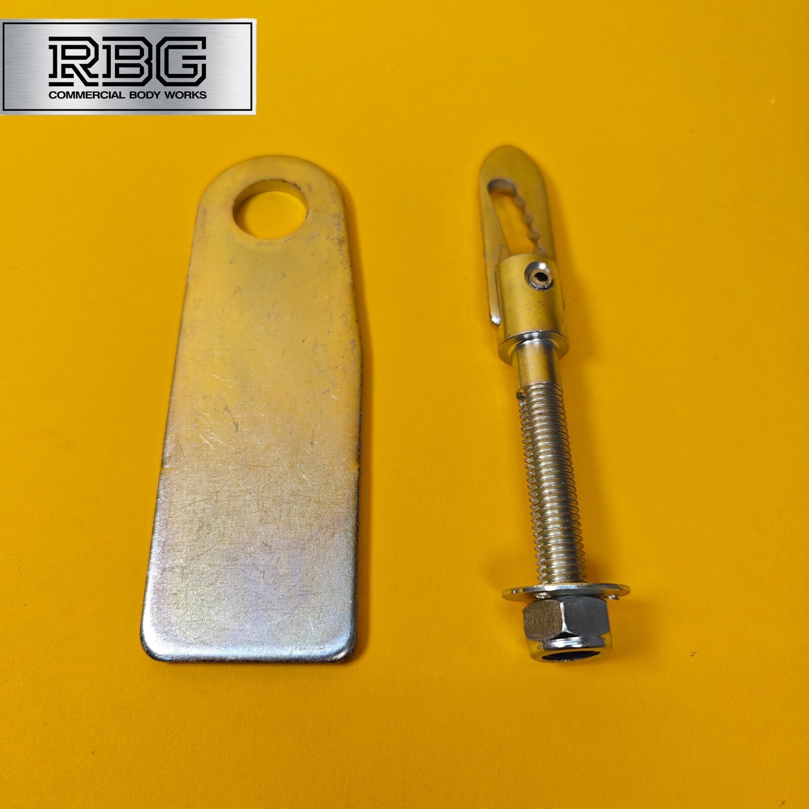 Tail Gate Fixings Pin Set - Antiluce Fastener M12 x 64mm BO & Eye Plate ZP
